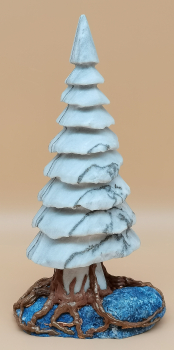 Binntree auf Ultramarin-Lapis